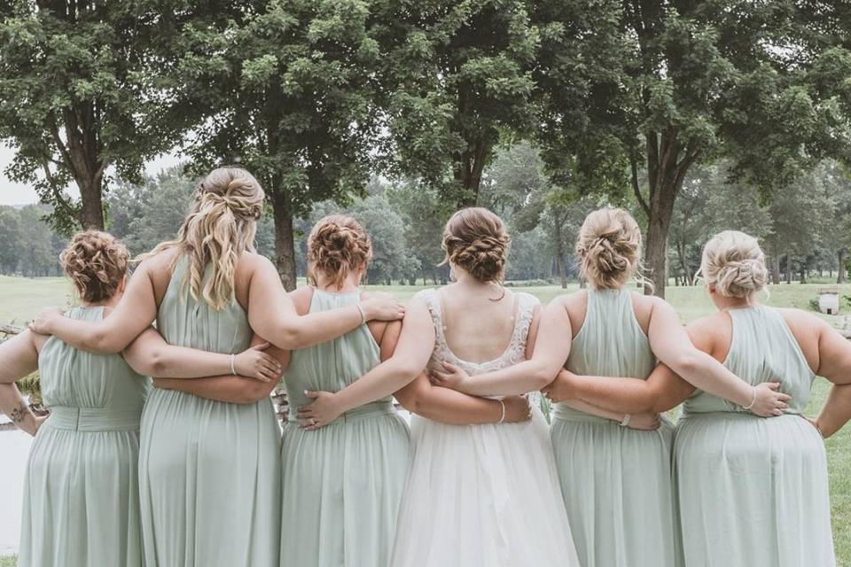 Bridal hair shots