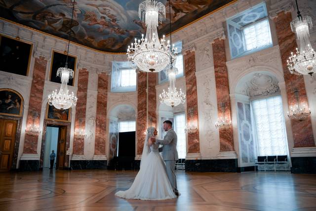 Inside a castle