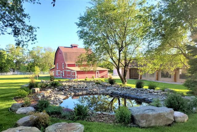 Red Barn and Pond