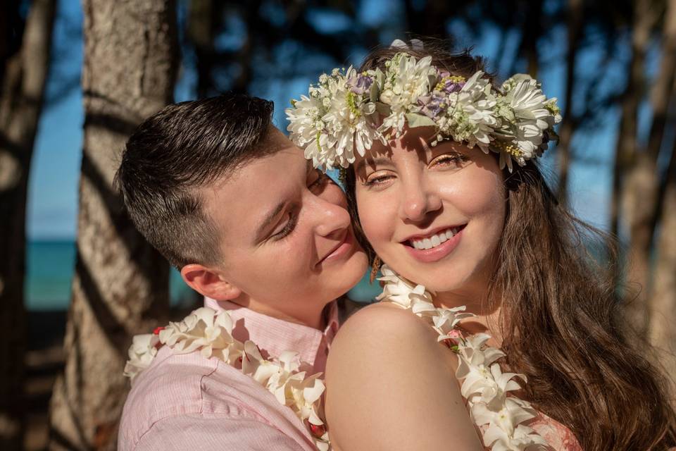 The happy couple