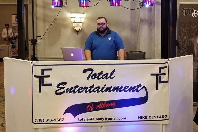 Set up at a bridal show