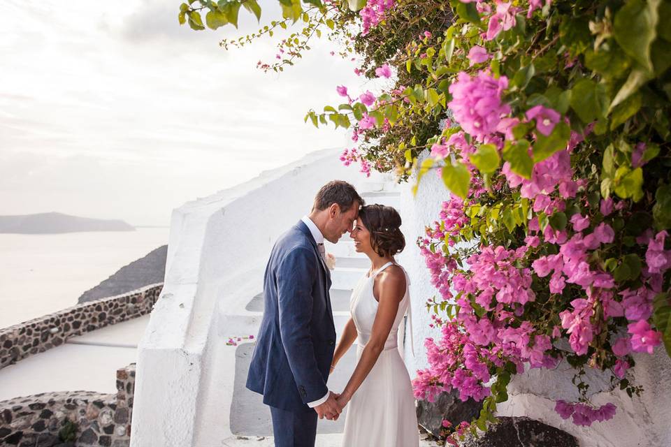 Groom and bride