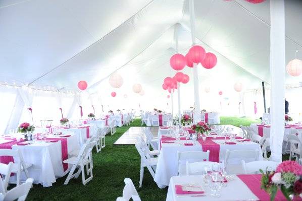 Pink tables