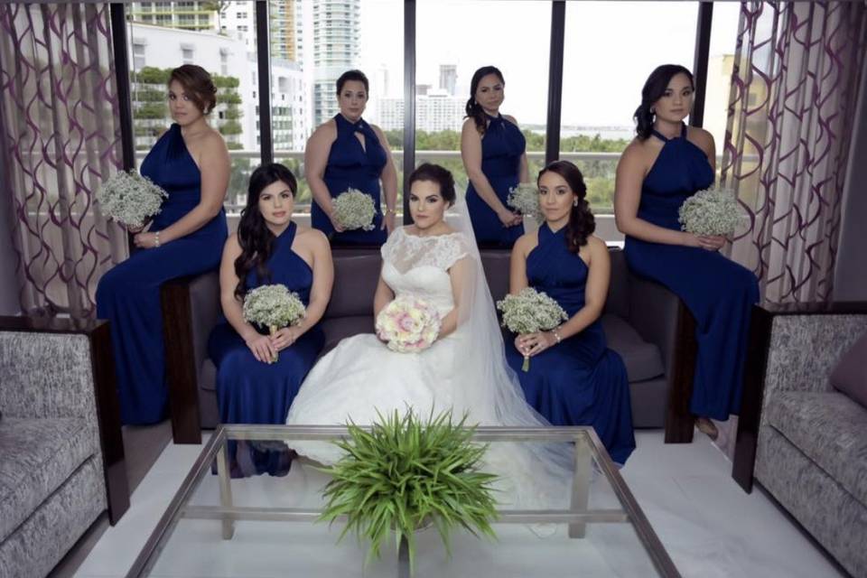 Bride and Bridal Party