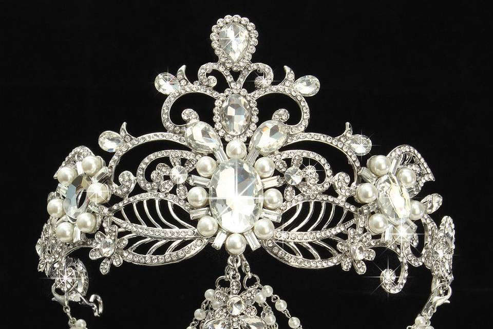 Drop Pendant Crystal Tiara