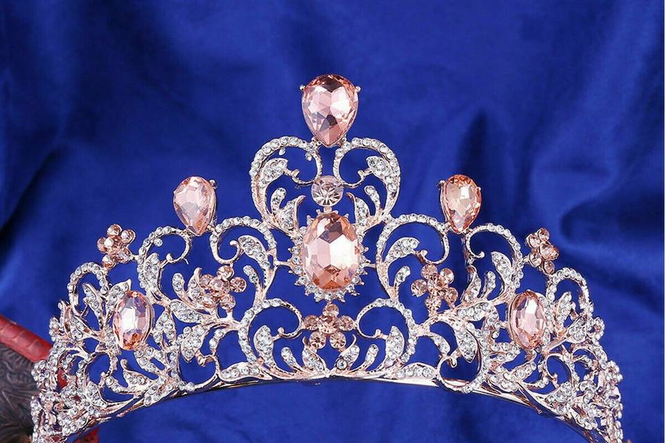 Pink  Crystal Tiara