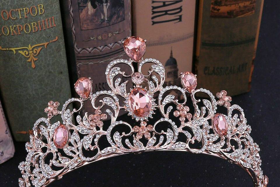 Pink Crystal Tiara