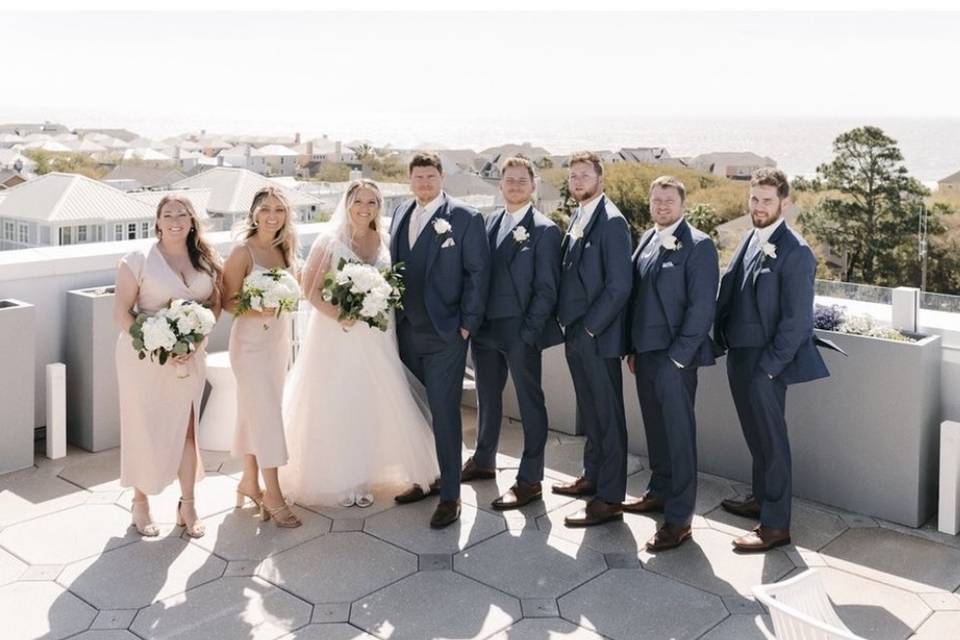 Beach Backdrop wedding