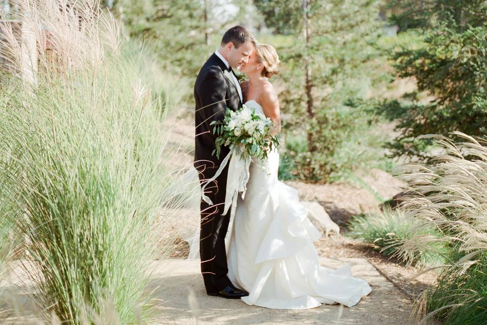 Portrait of couple in the landscape