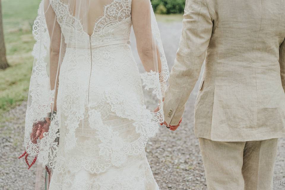 Holding hands