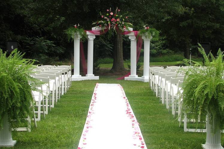 Chairs for the wedding
