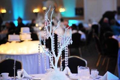 Crystal centerpiece