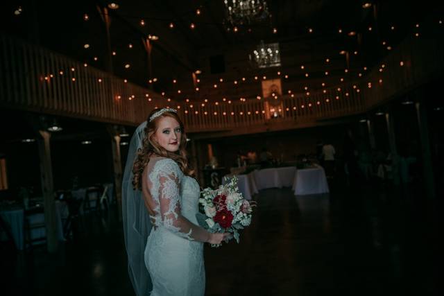 Under string lights