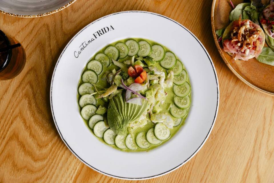 Shrimp aguachile