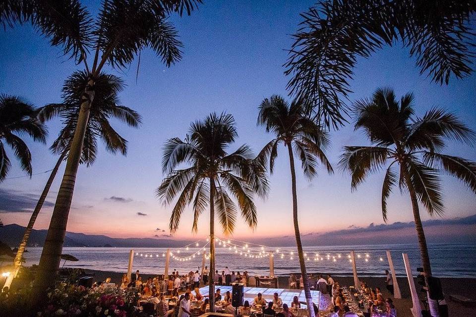 Sunset reception venue