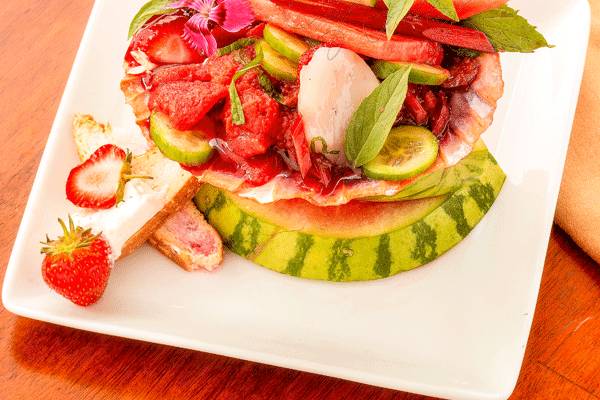 Light Summer Watermelon Salad