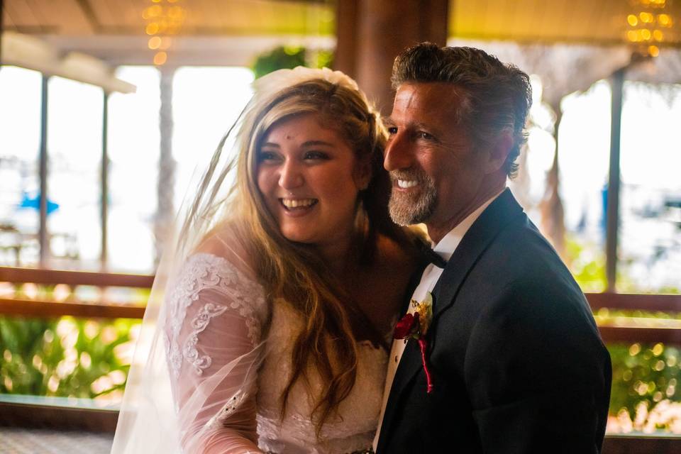 Daughter and Daddy dance