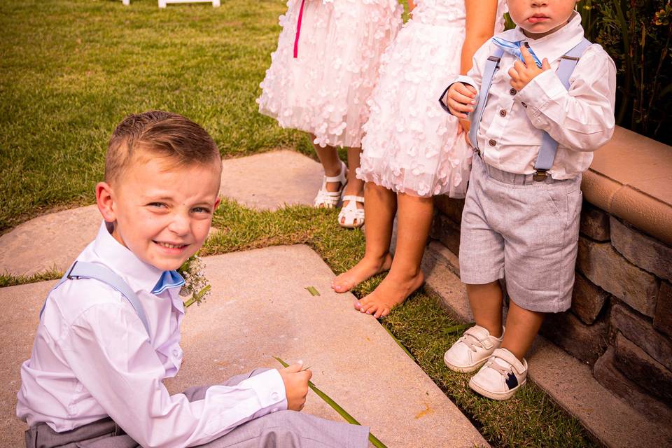 Ring Bearers and Flower kids