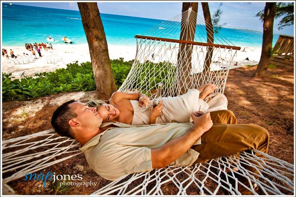 Paradise beach wedding