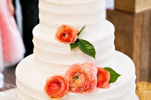 Elegant tiered cake