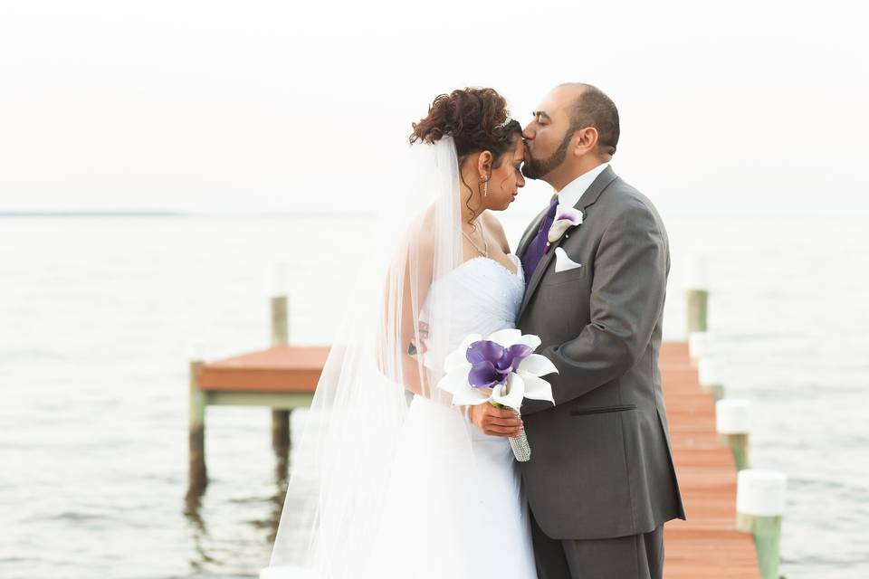 Lakeside wedding