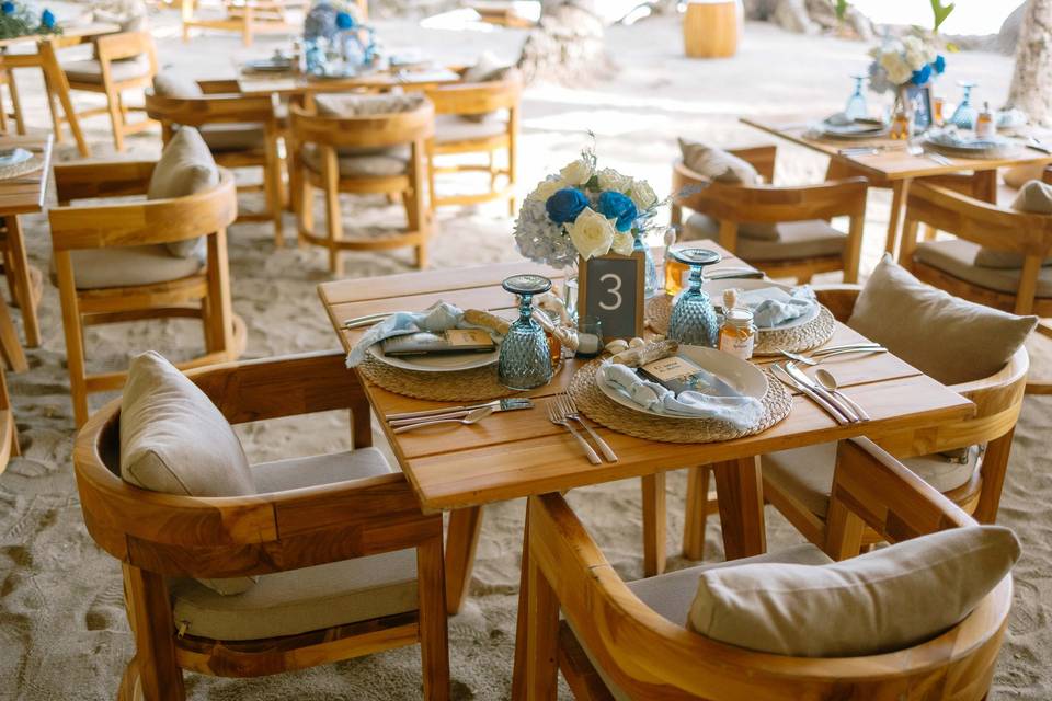 Blue Deco Stylling