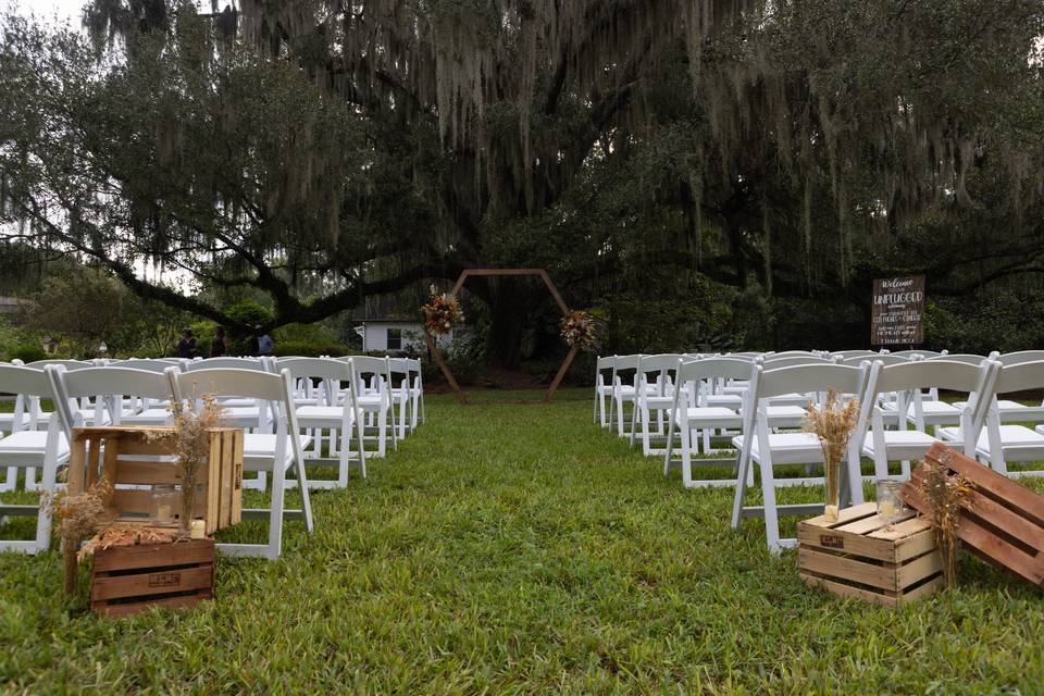 Garden ceremony