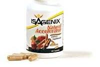 Burn fat without the “jitters”!
Melt away unwanted pounds with Natural Accelerator™ Capsules. Cayenne, green tea and other quality nutrients help your body burn fat and unwanted inches without the shaky feeling you get from some stimulants. Does not contain ephedra, ma huang or caffeine.
Natural Accelerator™ capsules are an important component of the Isagenix® Cleansing and Fat Burning System. 60-capsules per bottle, 30- to 60-day supply.
* You may experience:Natural weight loss
* Reduced appetite
* Improved muscle tone
* Reduce unwanted inches
* Improved energy
* No stimulants – no jitters