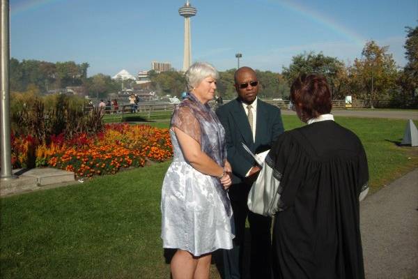 Outdoor ceremony