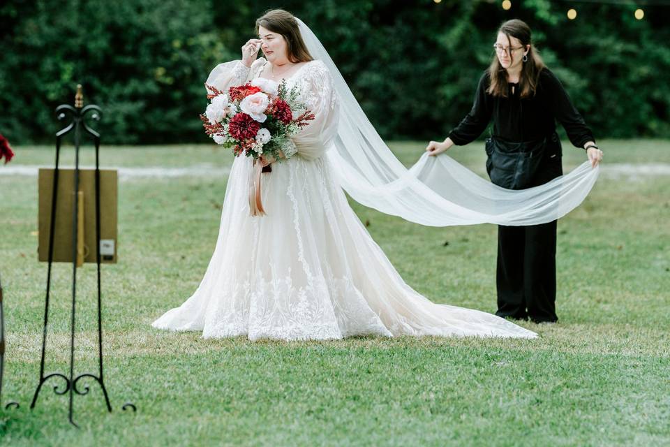 Bride before Ceremony