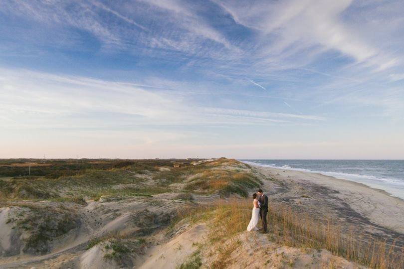 Blue skies and perfect waves to say I do