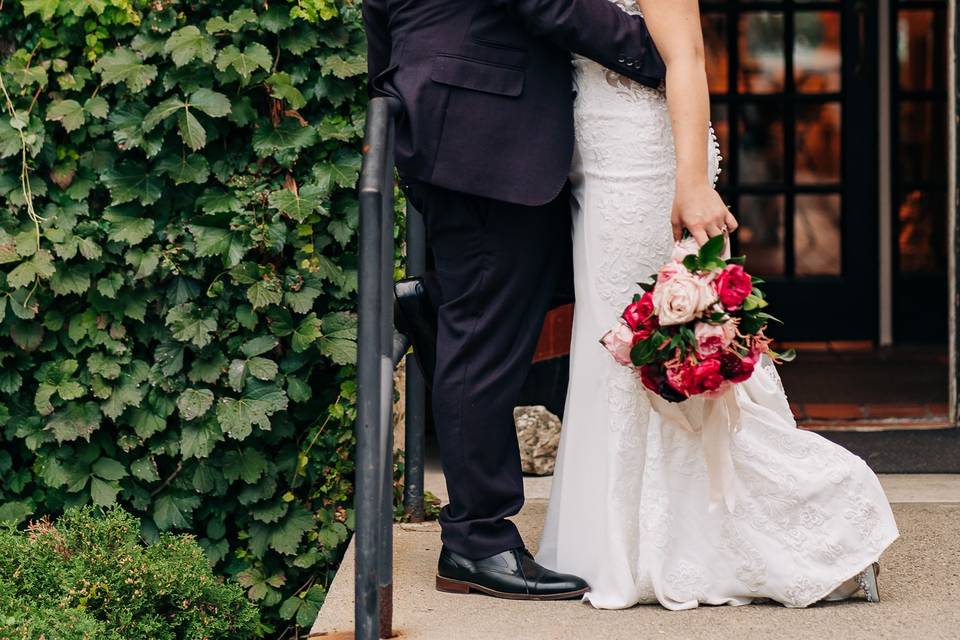 Couple Outside Venue