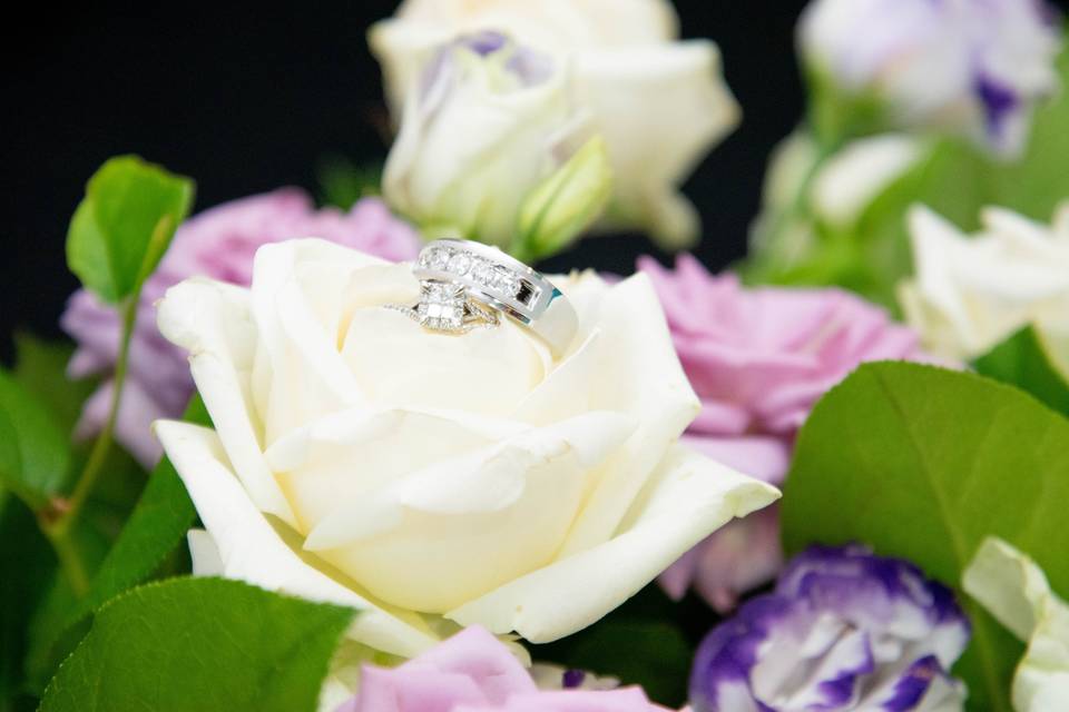 Bouquet and ring