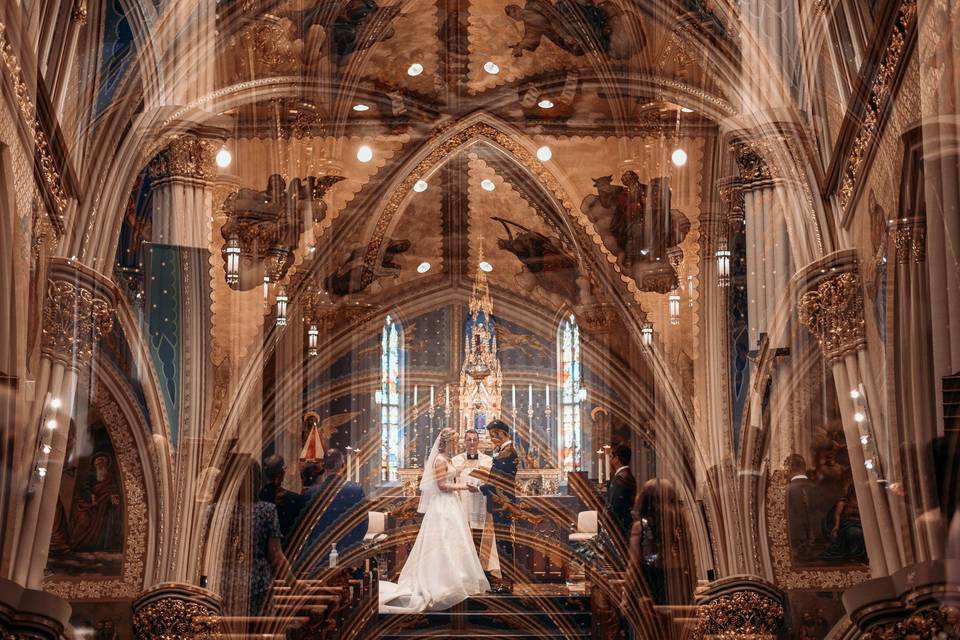 Cathedral wedding