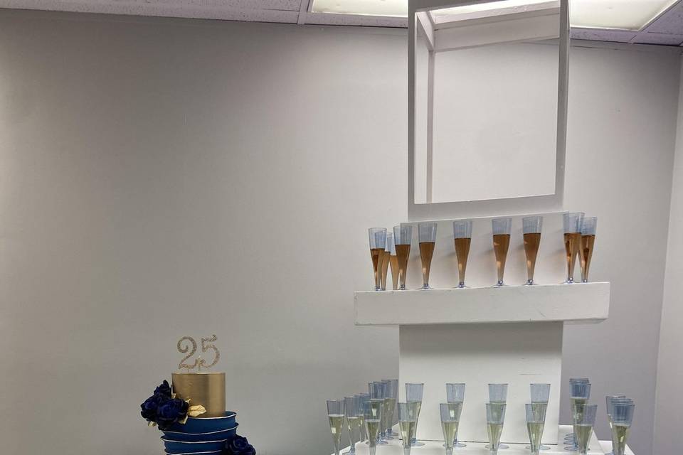 Our Champagne tower