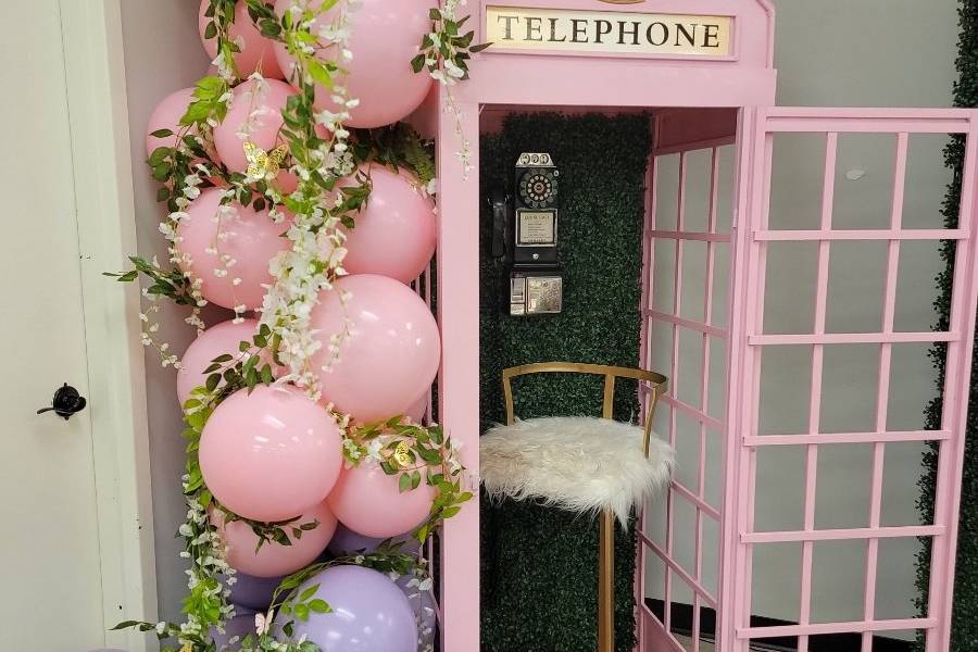 Check out our pink phonebooth