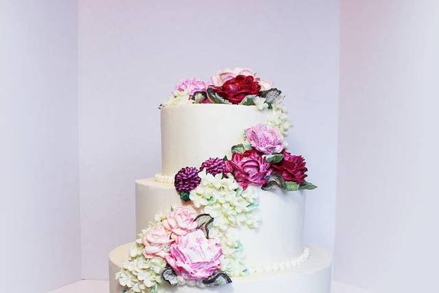 Italian buttercream flowers