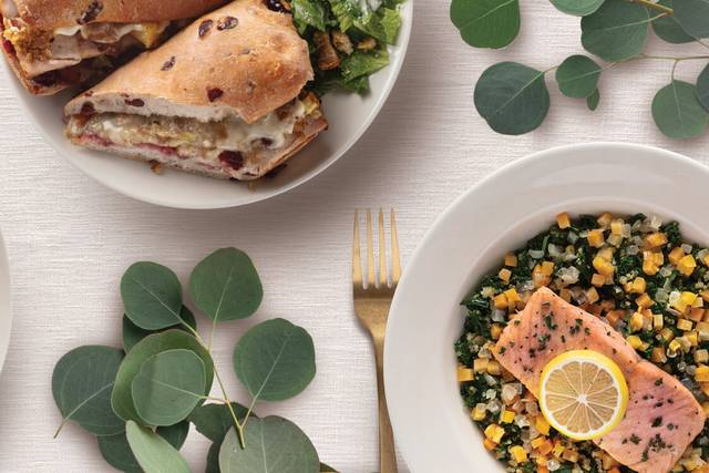 Delicious fresh dishes