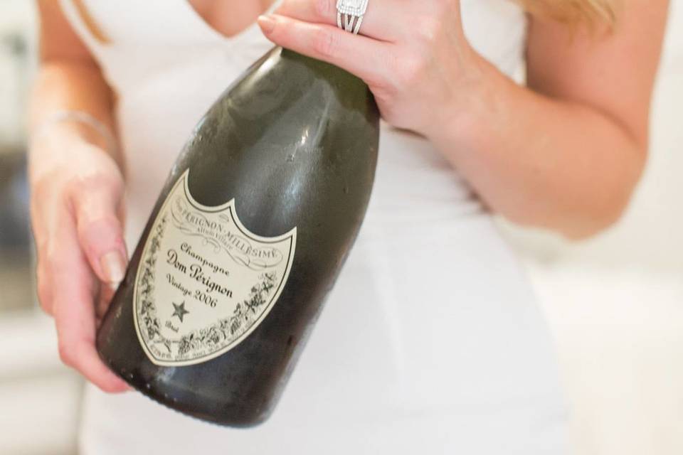 The champagne bottle | Compliments of Tori Shelstad photography