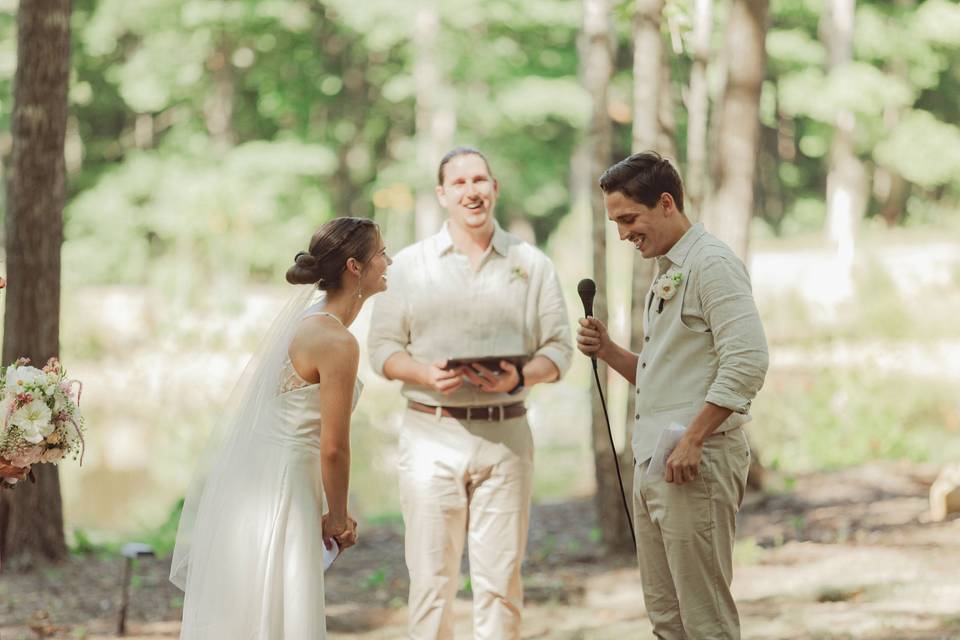 Vows groom