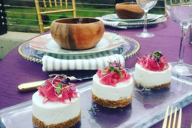 Savory cheesecake trio