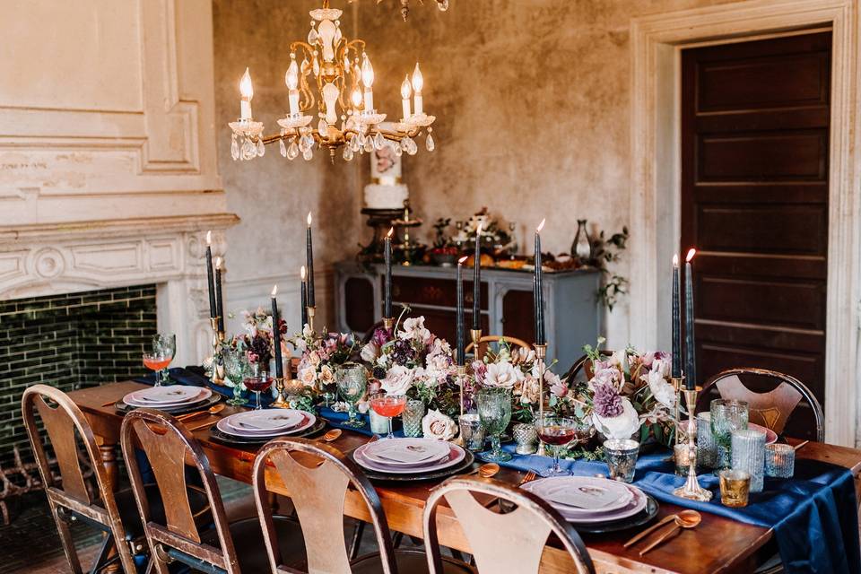 Moody inspiration tablescape
