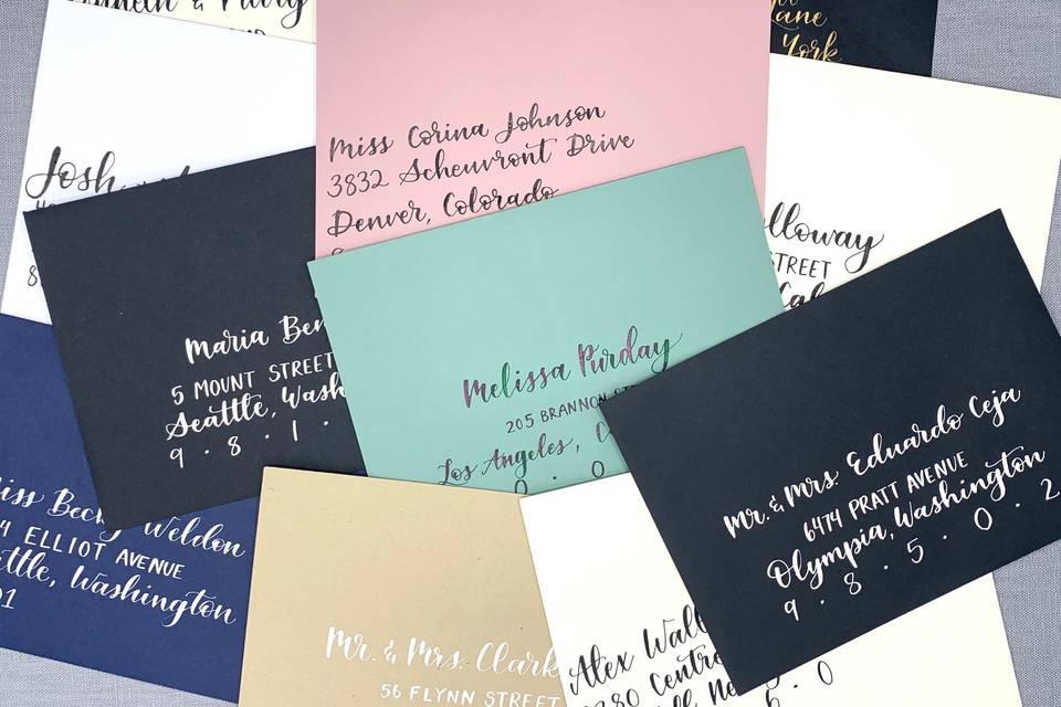 AC Letters Calligraphy - Invitations - San Diego, CA - WeddingWire