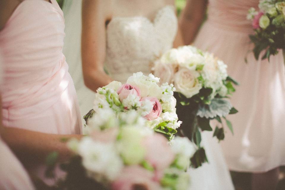 Blush Bouquets at 9th Street Abbey