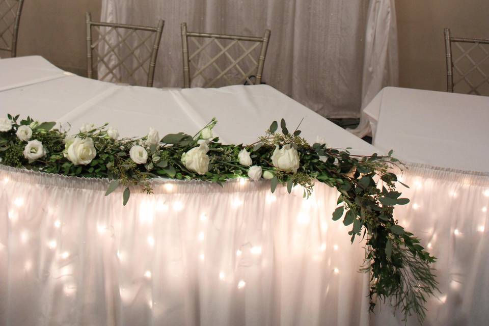 Madd Designs sweetheart table