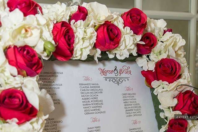 Sign Floral Decor