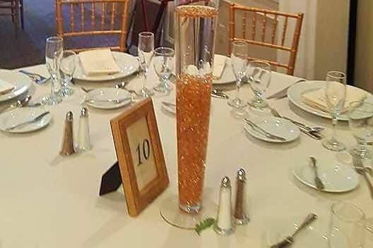 Shades of Orange Centerpiece