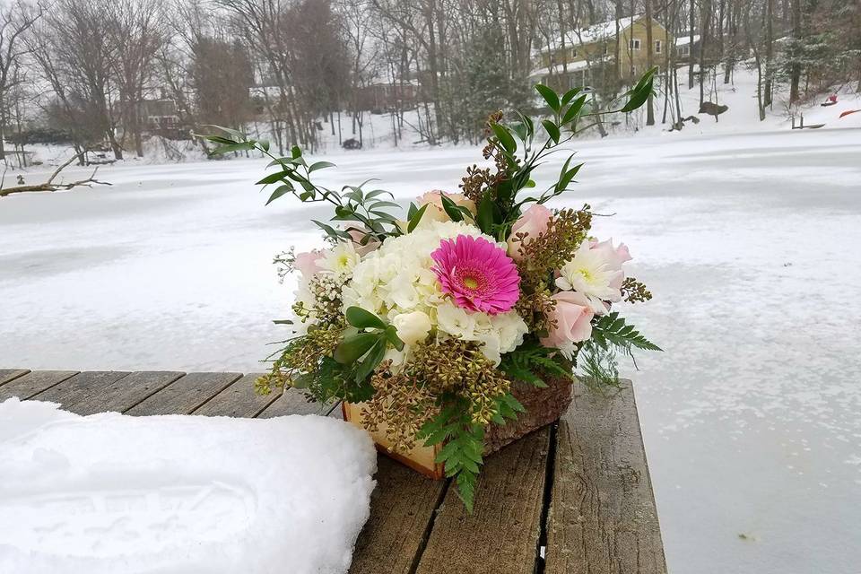 Winter Theme Centerpiece