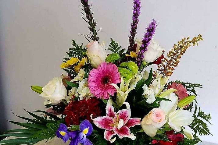 Floral Basket Centerpiece