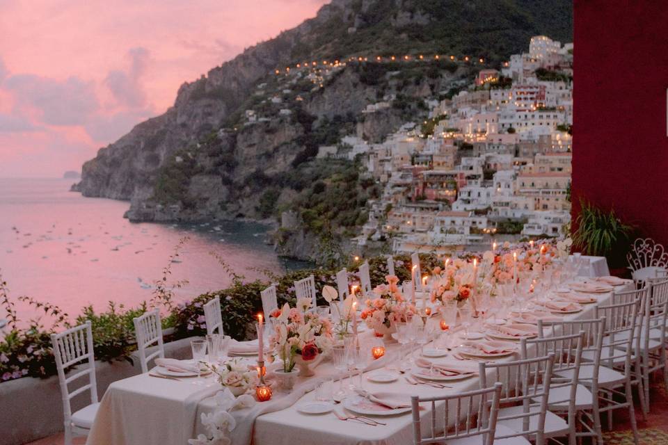 Imperial table in Positano